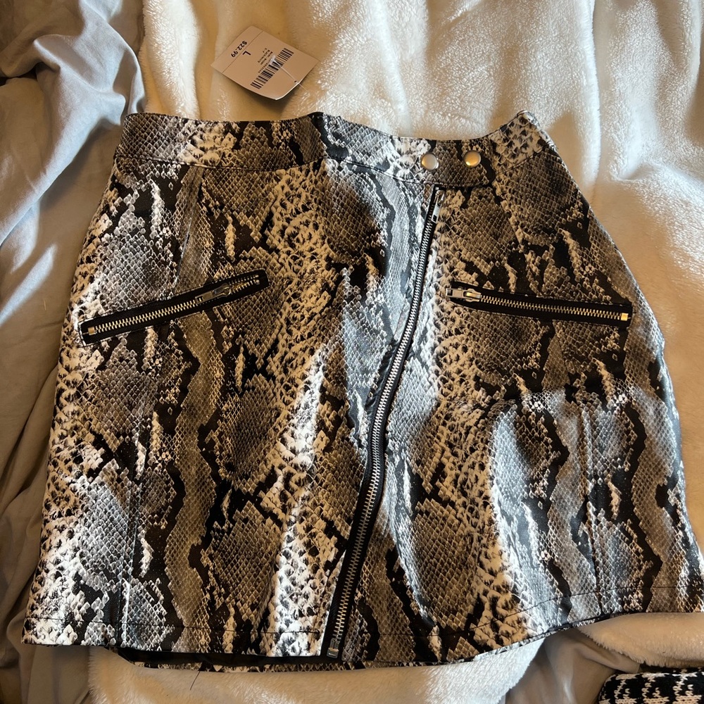 snake skin skirt